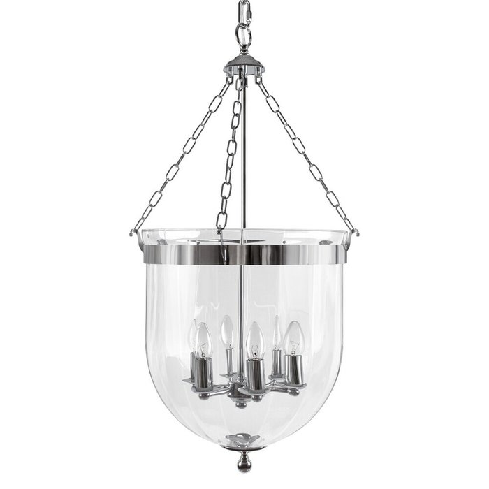 Подвесной светильник Incense 10455/6 CR (стекло, цвет прозрачный) - лучшие Подвесные люстры в INMYROOM