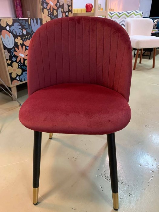 Стул Gabi бордового цвета - купить Обеденные стулья по цене 4440.0