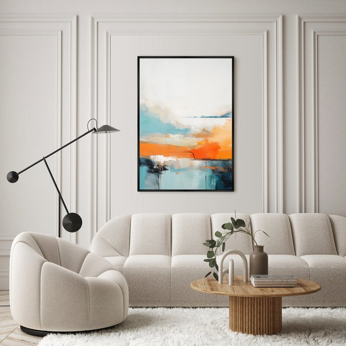 Репродукция картины на холсте Landscape collection, Kamchatka, No 1, 2024г. - лучшие Картины в INMYROOM