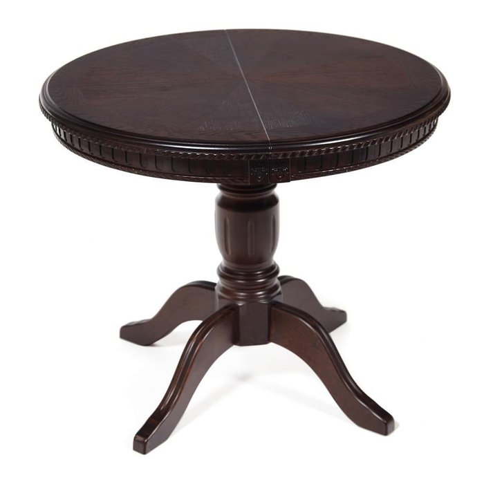 Обеденный раздвижной стол Stefano темно-коричневого цвета - купить Обеденные столы по цене 30380.0