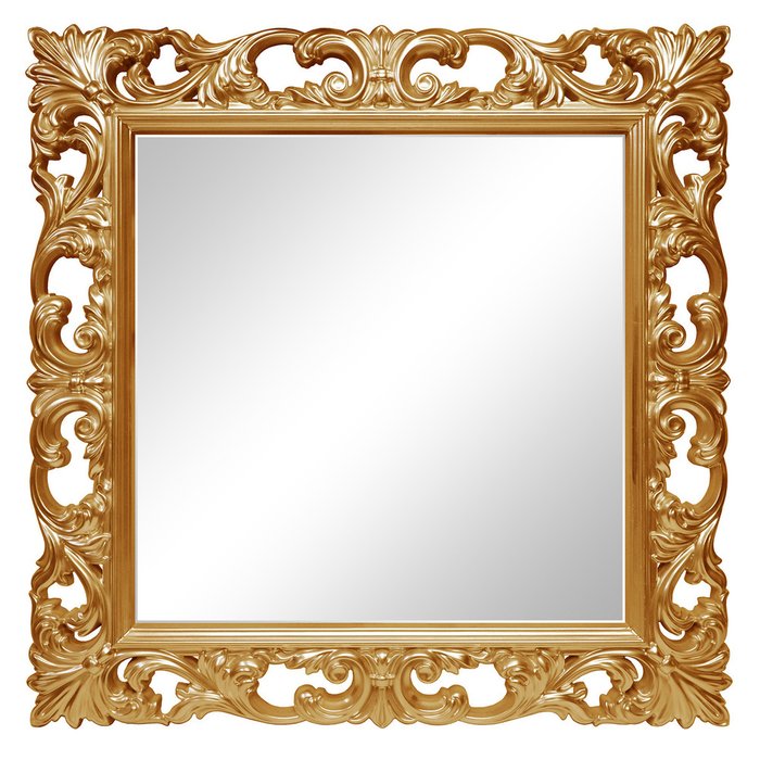 Настенное зеркало Стейн Золото металлик (S)