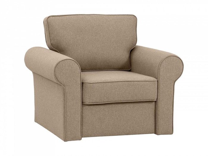 Кресло Murom серо-бежевого цвета - купить Интерьерные кресла по цене 43830.0