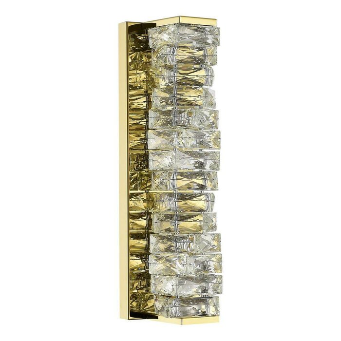 Бра ST-Luce Золотистый/Прозрачный LED 1*15W ESPIRA - купить Бра и настенные светильники по цене 21900.0