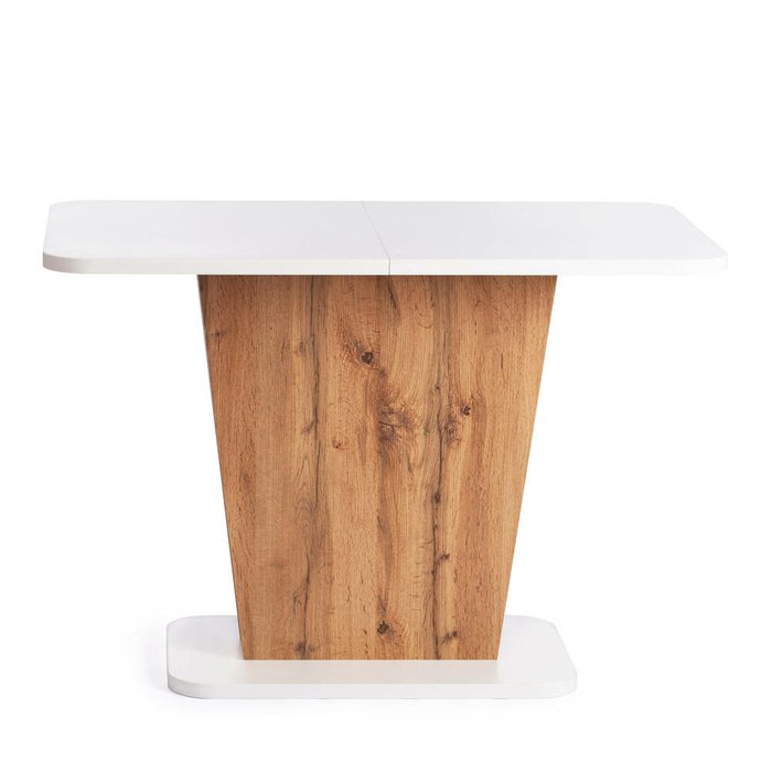 Стол обеденный раскладной Oslo с белой столешницей - лучшие Обеденные столы в INMYROOM