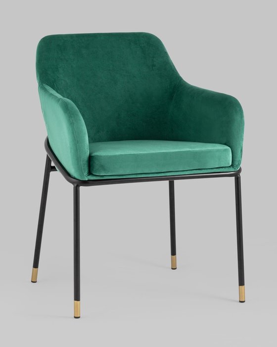Стул Сандра изумрудного цвета - купить Обеденные стулья по цене 7990.0