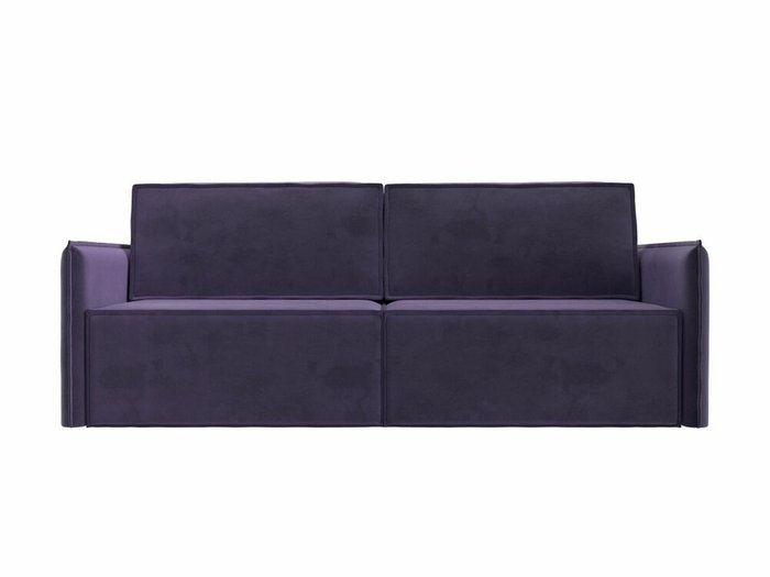 Прямой диван-кровать Либерти темно-фиолетового цвета - купить Прямые диваны по цене 53999.0