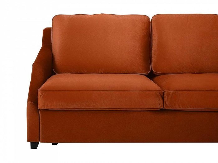 Диван-кровать трёхместный Windsor с молдингом терракотового цвета - лучшие Прямые диваны в INMYROOM