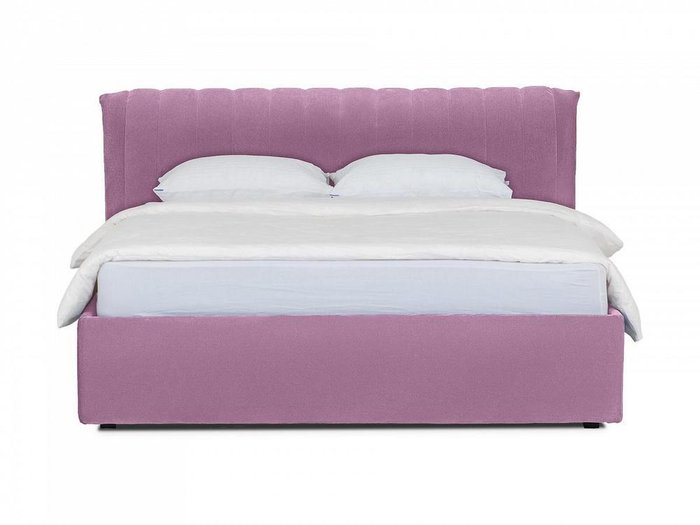 Кровать Queen Anastasia Lux лилового цвета 160х200 с подъемным механизмом - купить Кровати для спальни по цене 80190.0