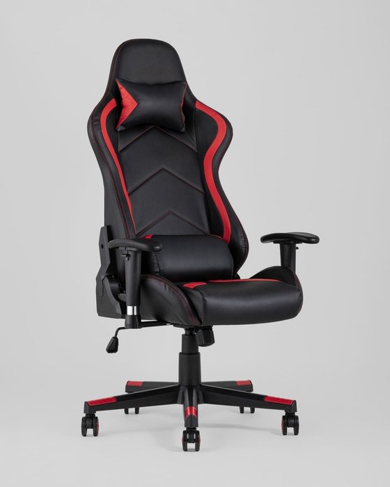 Кресло игровое Top Chairs Cayenne черно-красного цвета - купить Офисные кресла по цене 9980.0