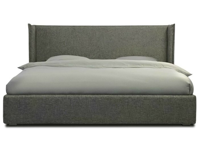 Кровать Lofty 180х200 серого цвета с ортопедической решеткой - лучшие Кровати для спальни в INMYROOM