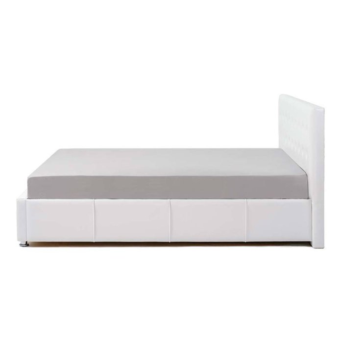 Кровать Космопорт  с подъемным механизмом  белого цвета 160х200  - лучшие Кровати для спальни в INMYROOM