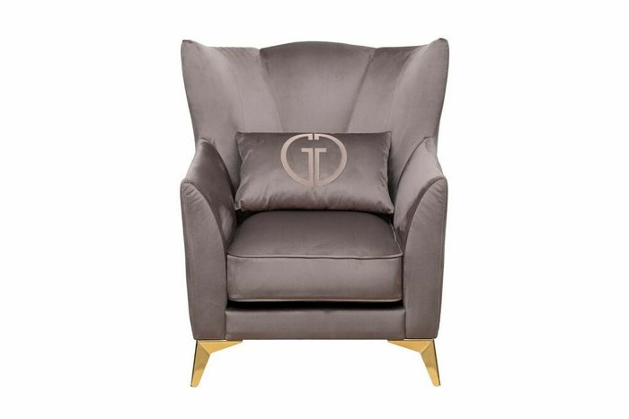 Кресло Siena серого цвета - купить Интерьерные кресла по цене 62050.0