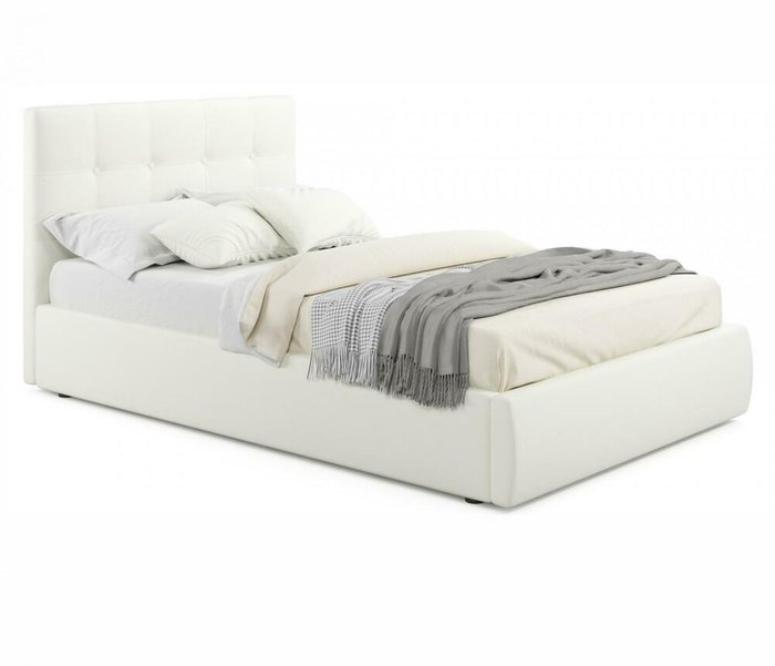 Кровать Selesta 120х200 с матрасом светло-бежевого цвета