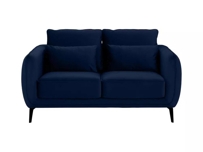Диван Amsterdam темно-синего цвета - купить Прямые диваны по цене 69930.0