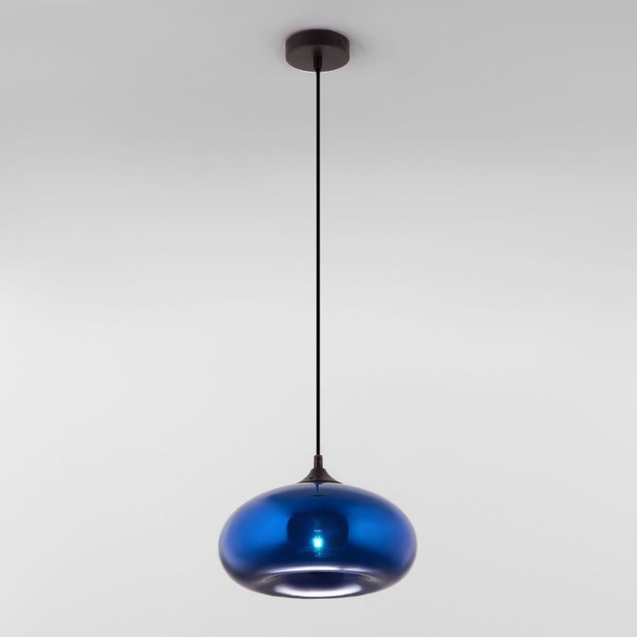 Подвесной светильник 50166/1 синий York - лучшие Подвесные светильники в INMYROOM