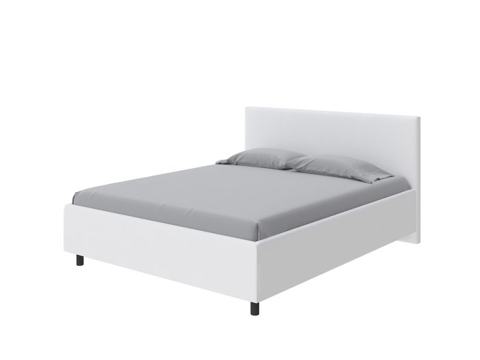 Кровать Como Veda 3 180х190 белого цвета (экокожа)