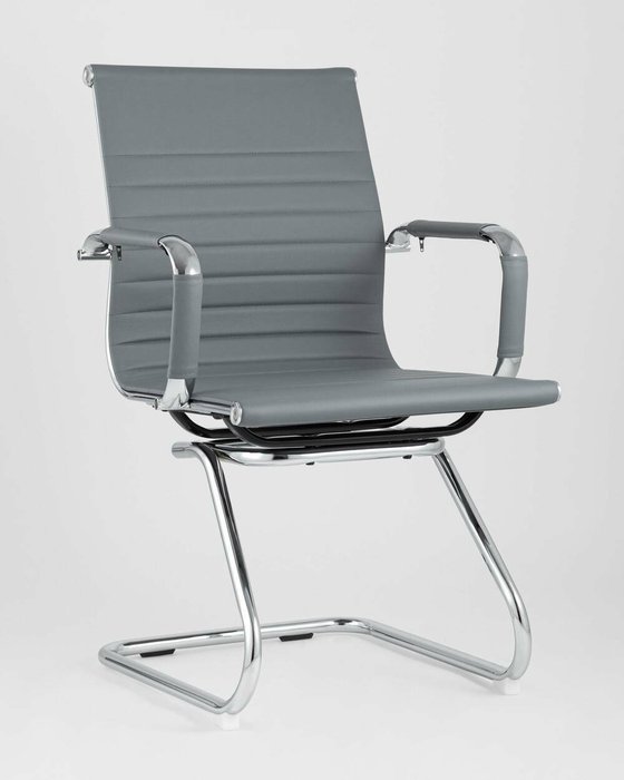 Офисное кресло Top Chairs Visit серого цвета - купить Офисные кресла по цене 11990.0