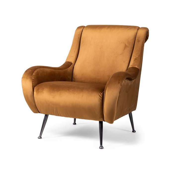 Кресло Tylsa коричневого цвета