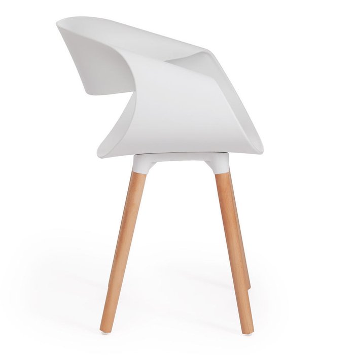 Стул Qxx белого цвета - лучшие Обеденные стулья в INMYROOM