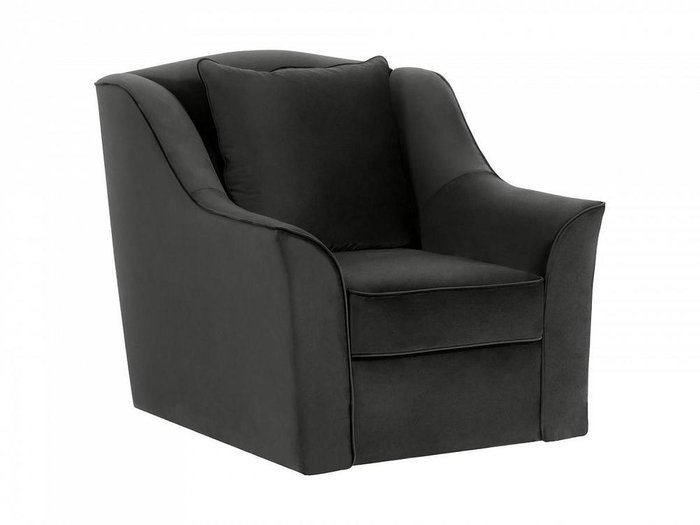 Кресло Vermont черного цвета - купить Интерьерные кресла по цене 29580.0