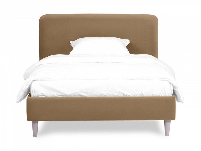 Кровать Prince Philip L 120х200 светло-коричневого цвета  - лучшие Кровати для спальни в INMYROOM