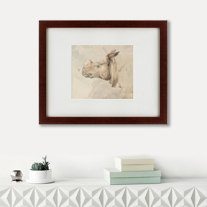 Картина The Head of a Rhinoceros 1889 г.