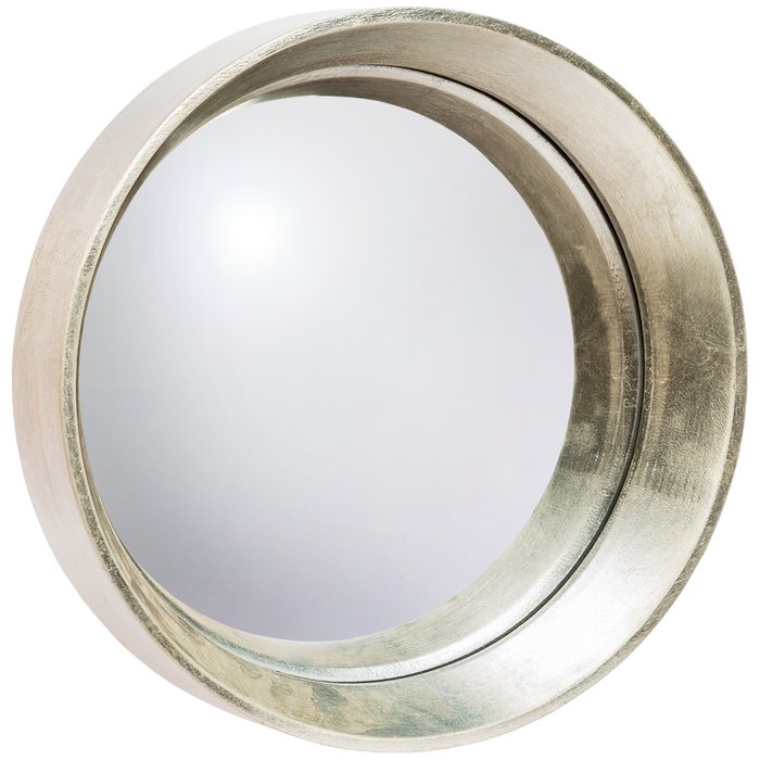 Настенное зеркало Хогард Сильвер S в раме серебряного цвета - купить Настенные зеркала по цене 5900.0