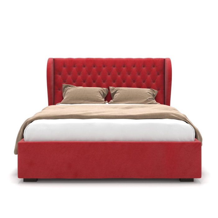 Кровать Lauren красная 180х200 - лучшие Кровати для спальни в INMYROOM