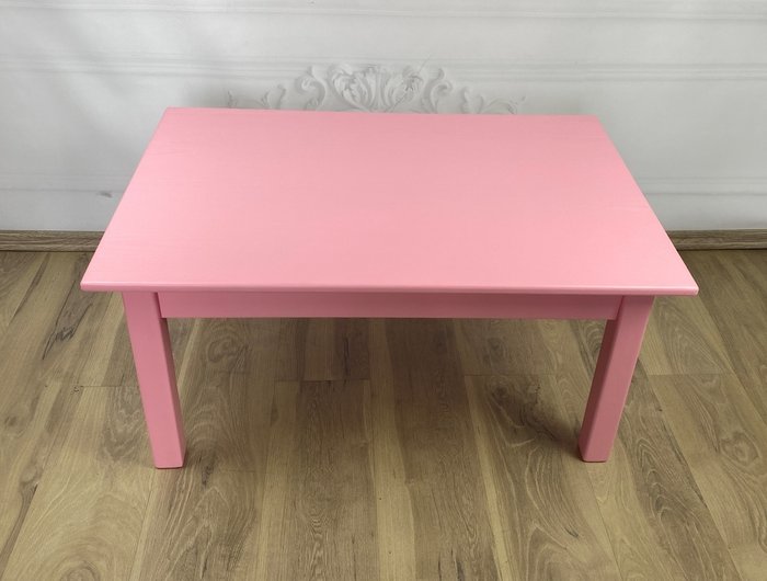 Стол журнальный Классика 110х60 розового цвета - лучшие Журнальные столики в INMYROOM