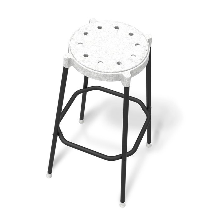Стул барный Ladislo цвета белый гранит - купить Барные стулья по цене 2707.0