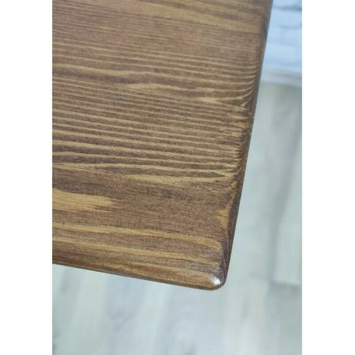 Стол обеденный Loft 120х70 со столешницей коричневого цвета - лучшие Обеденные столы в INMYROOM