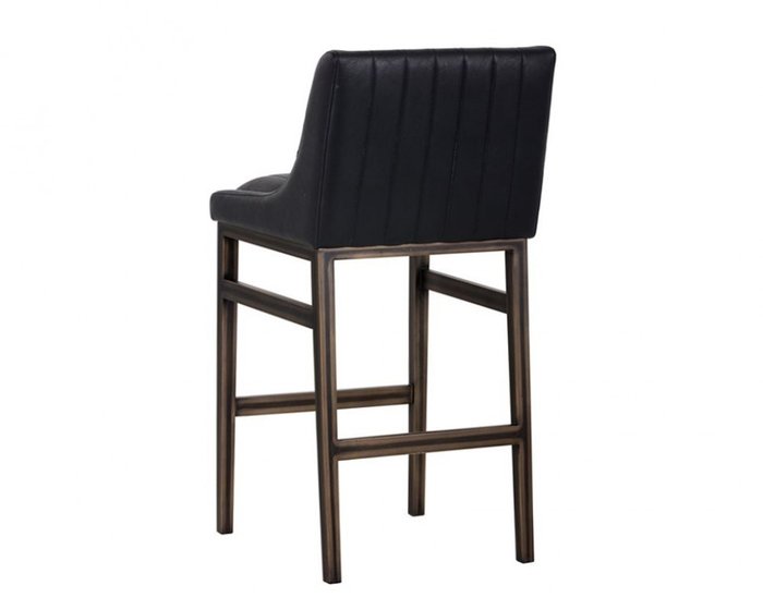 Стул полубарный Boston черного цвета - лучшие Барные стулья в INMYROOM