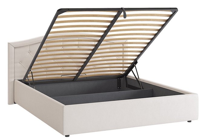Кровать Верона 180х200 белого цвета с подъемным механизмом - купить Кровати для спальни по цене 33880.0