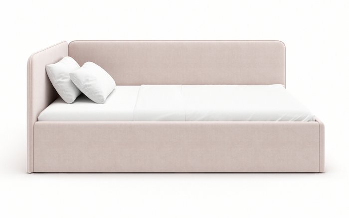 Кровать-диван Leonardo 80х180 розового цвета с ящиками для белья - купить Одноярусные кроватки по цене 25760.0