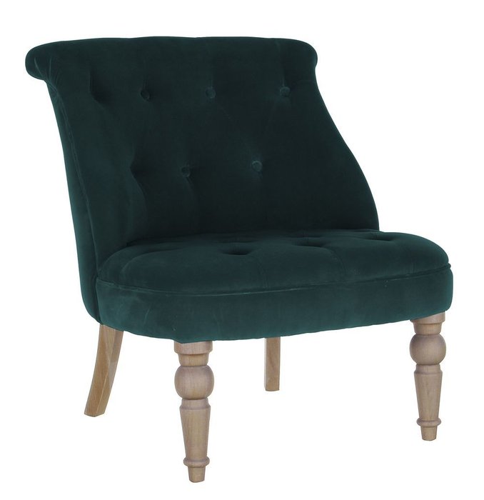 Кресло Бастиан темно-зеленого цвета - лучшие Интерьерные кресла в INMYROOM