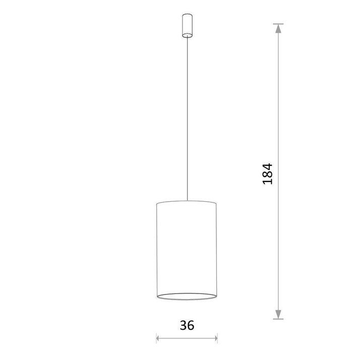 Подвесной светильник Barrel L белого цвета - купить Подвесные светильники по цене 17040.0