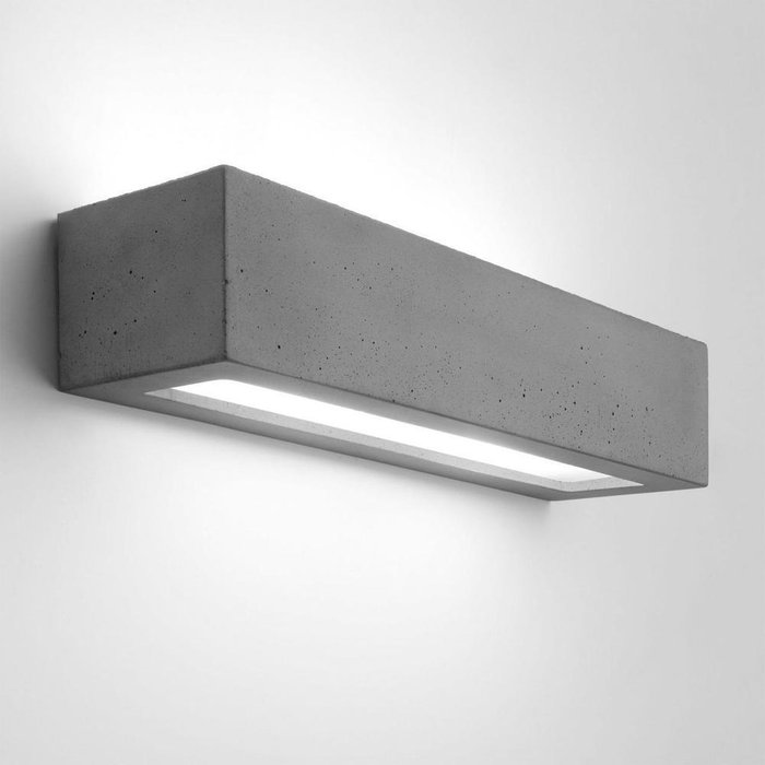 Настенный светильник  Solid из бетона 