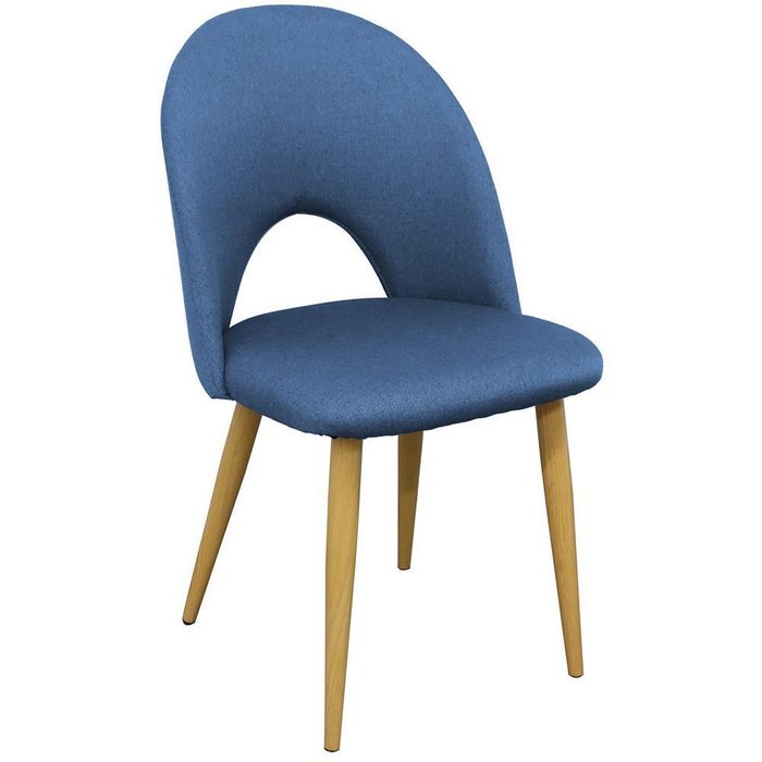 Комплект из четырех стульев Cleo голубого цвета - купить Обеденные стулья по цене 20720.0