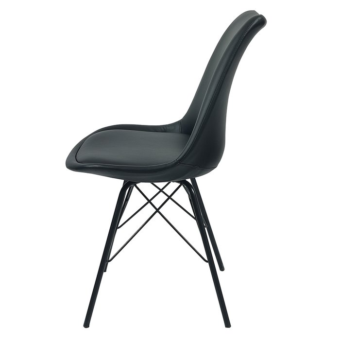 Набор из четырех стульев Mirkl черного цвета - купить Обеденные стулья по цене 19800.0