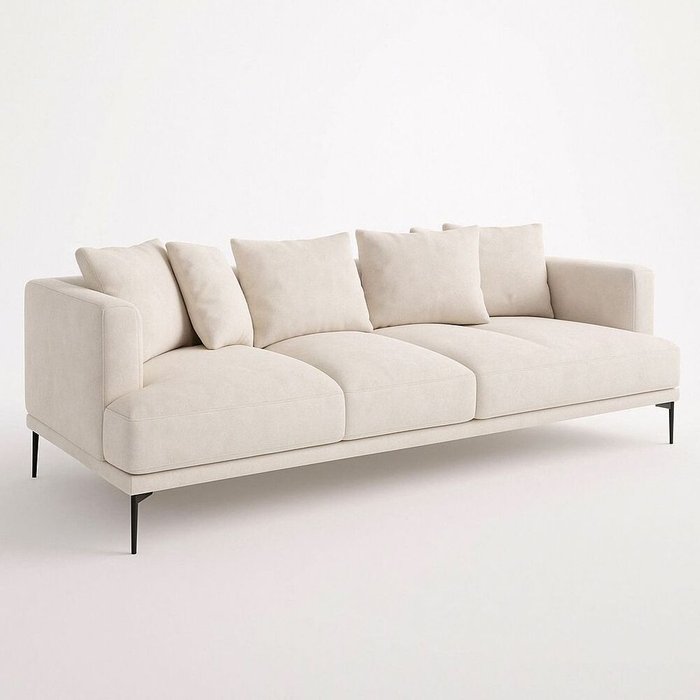 Диван Nesta бежевого цвета Диван Nesta бежевого цвета