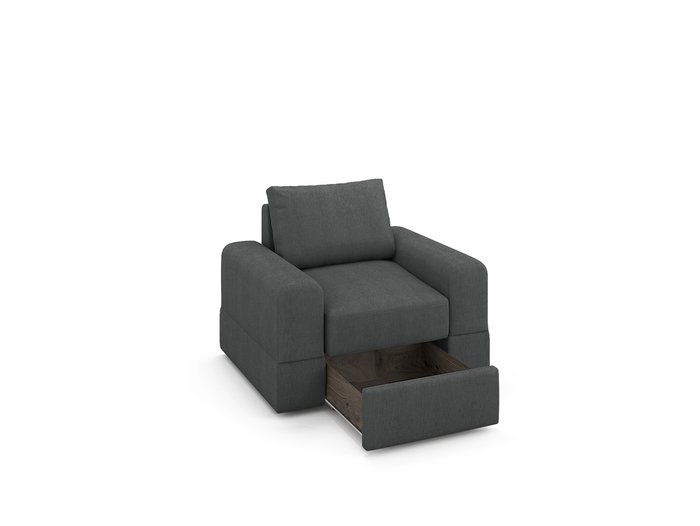 Кресло Elke темно-серого цвета - купить Интерьерные кресла по цене 29000.0