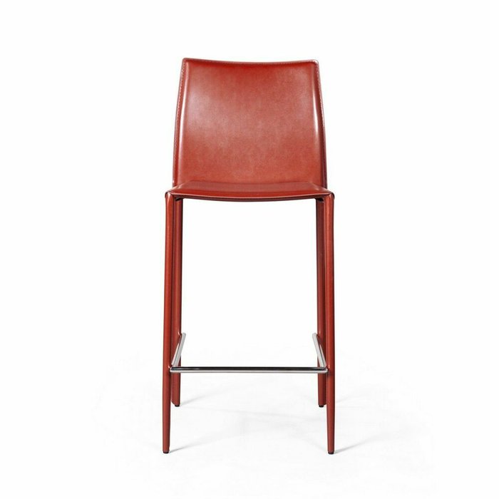 Стул полубарный Rolf красного цвета - купить Барные стулья по цене 24900.0