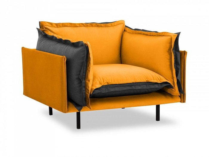 Кресло Barcelona серо-желтого цвета - купить Интерьерные кресла по цене 85600.0