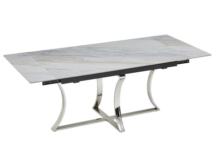 Стол обеденный Тренди Рэк серо-белого цвета - купить Обеденные столы по цене 159425.0