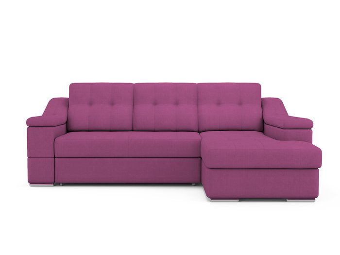 Угловой Диван-кровать Liverpool правый пурпурного цвета