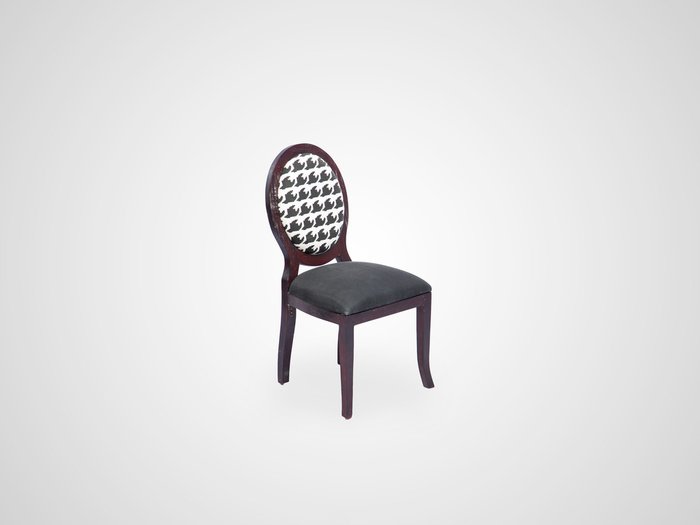 Стул из массива дерева махагони с патиной - купить Обеденные стулья по цене 47190.0