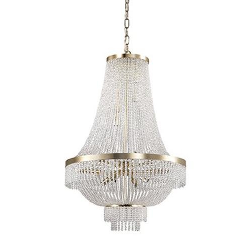 Подвесная люстра Ideal Lux Augustus Oro с плафоном из хрусталя Подвесная люстра Ideal Lux Augustus Oro с плафоном из хрусталя
