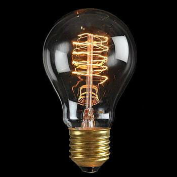 Ретро лампа накаливания E27 60W 220V 1004 формы груши - купить Лампочки по цене 580.0