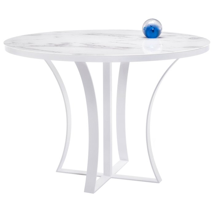 Обеденный стол Нейтон белого цвета