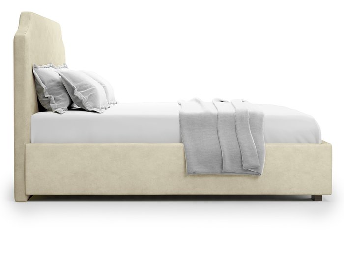 Кровать Izeo 160х200 бежевого цвета с подъемным механизмом  - лучшие Кровати для спальни в INMYROOM